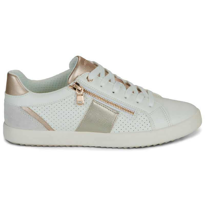 Geox  D BLOMIEE E  Bianco -  Sneakers basse Donna - 2