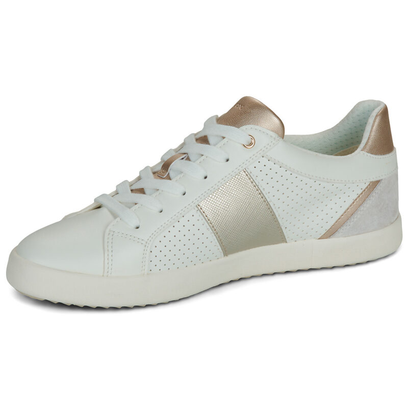 Geox  D BLOMIEE E  Bianco -  Sneakers basse Donna - 4
