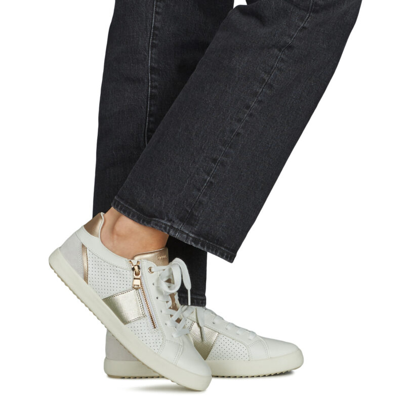 Geox  D BLOMIEE E  Bianco -  Sneakers basse Donna - 8
