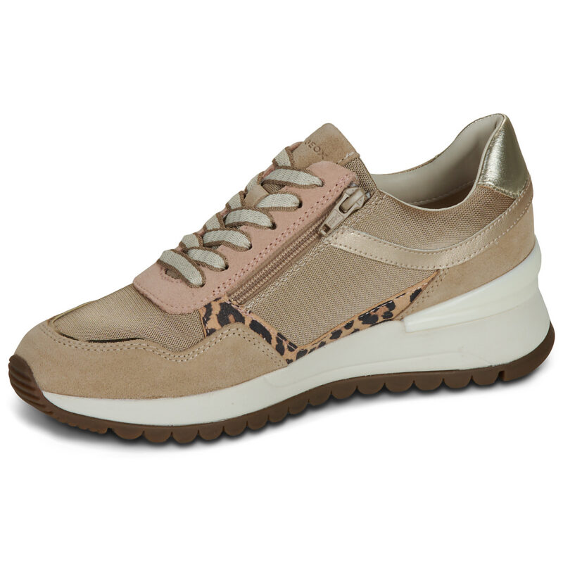 Geox  D DESYA A  Beige -  Sneakers basse Donna - 4