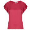 Camicetta  Vila  VIELLETTE S/S SATIN  Rosa -  Camicette Donna