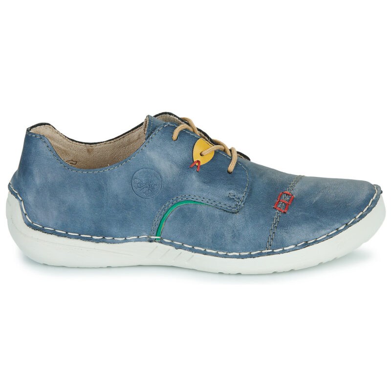Rieker 52528-14 Blu - Derby Donna - 2
