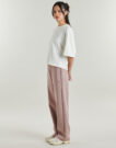 Pantaloni Sportivi Puma ESS ELEVATED Straight Leg Pant DK Beige Pantaloni Sportivi Donna - 3