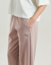 Pantaloni Sportivi Puma ESS ELEVATED Straight Leg Pant DK Beige Pantaloni Sportivi Donna - 5