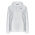 Sudadera con capucha Puma ESS Relaxed FL blanca para mujer - 1
