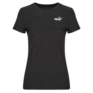 T-shirt Puma ESS Small No. 1 Logo Tee Nero T-shirt maniche corte Donna