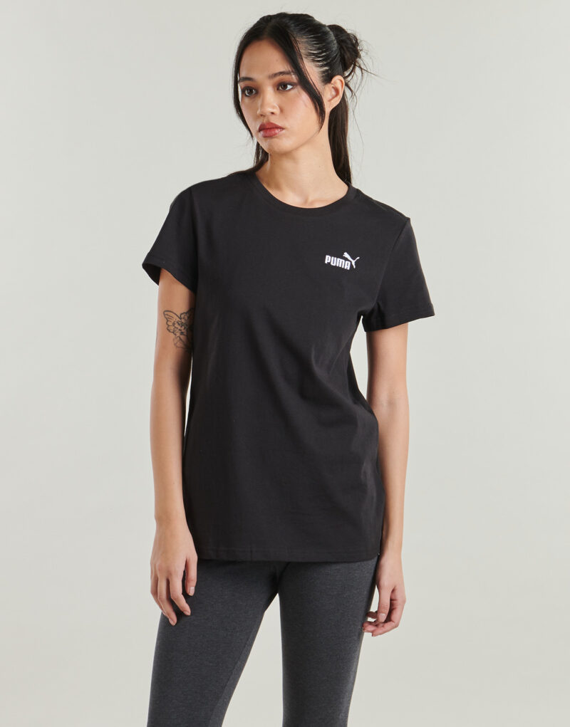 T-shirt Puma ESS Small No. 1 Logo Tee Nero - T-shirt maniche corte Donna - 2