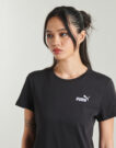 T-shirt Puma ESS Small No. 1 Logo Tee Nero - T-shirt maniche corte Donna - 5