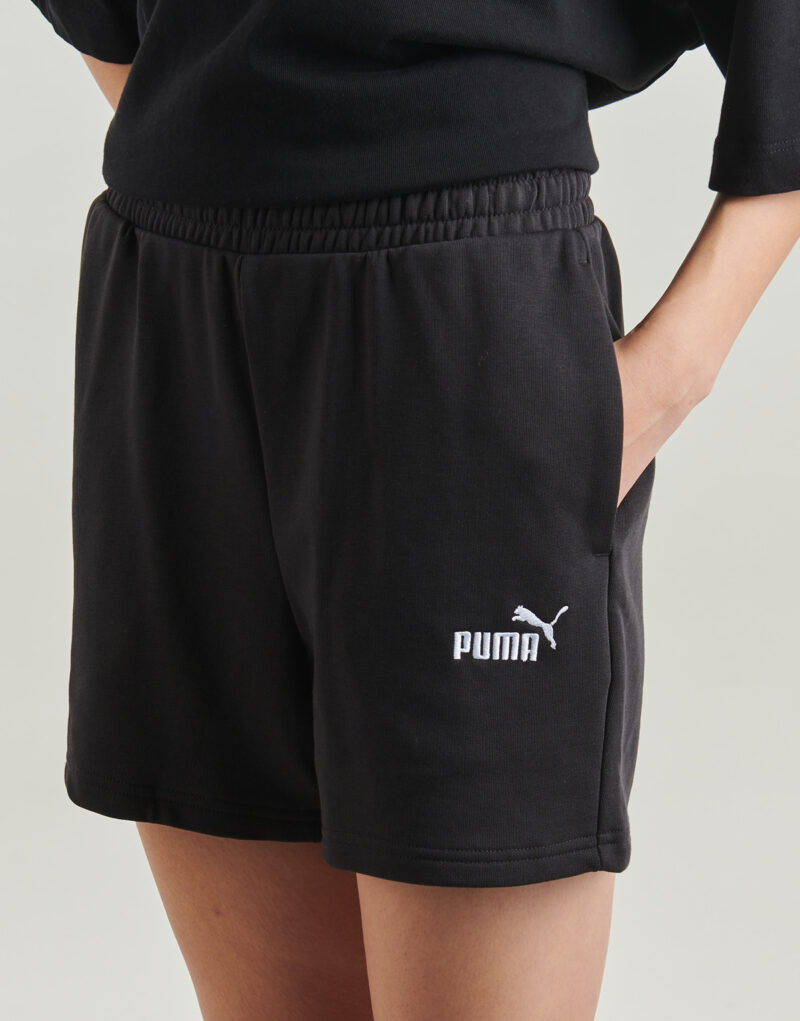 Shorts Puma ESS Small No. 1 Logo 5' High-Waist Shorts TR Nero Shorts Donna - 5