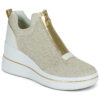 MICHAEL Michael Kors  EMMY WEDGE ZIP SLIP ON  Oro -  Sneakers alte Donna