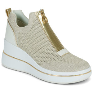MICHAEL Michael Kors  EMMY WEDGE ZIP SLIP ON  Oro -  Sneakers alte Donna