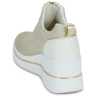 MICHAEL Michael Kors EMMY WEDGE ZIP SLIP ON Oro Sneakers alte Donna - 5