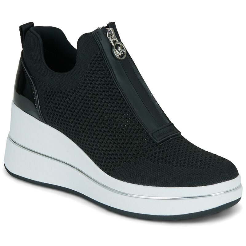 MICHAEL Michael Kors  EMMY WEDGE ZIP SLIP ON  Nero -  Sneakers alte Donna - 1