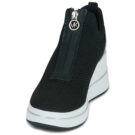 MICHAEL Michael Kors  EMMY WEDGE ZIP SLIP ON  Nero -  Sneakers alte Donna - 3