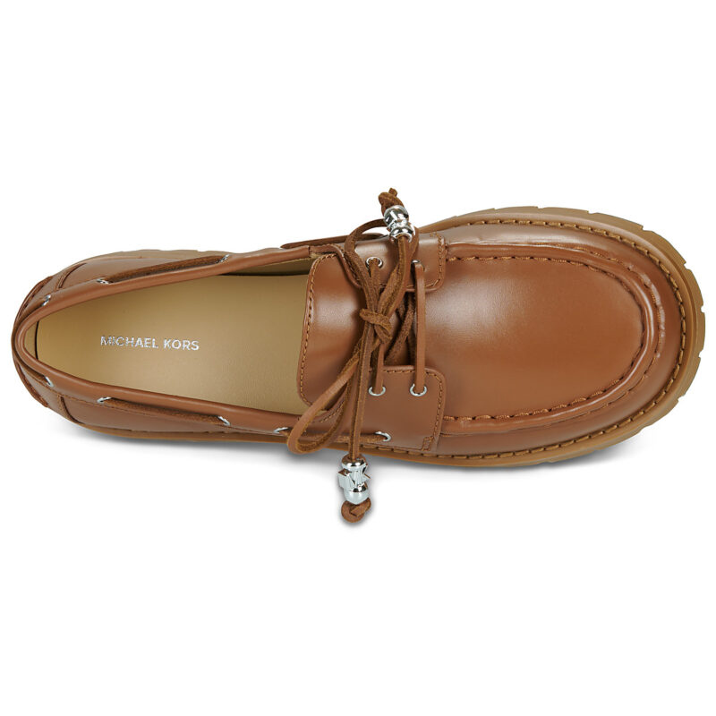 MICHAEL Michael Kors KENNY LOAFER Marrone Scarpe da barca Donna - 6