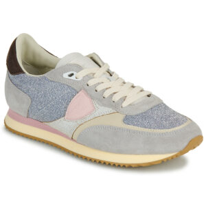 Philippe Model  BLVILLE LOW WOMAN  Argento -  Sneakers basse Donna