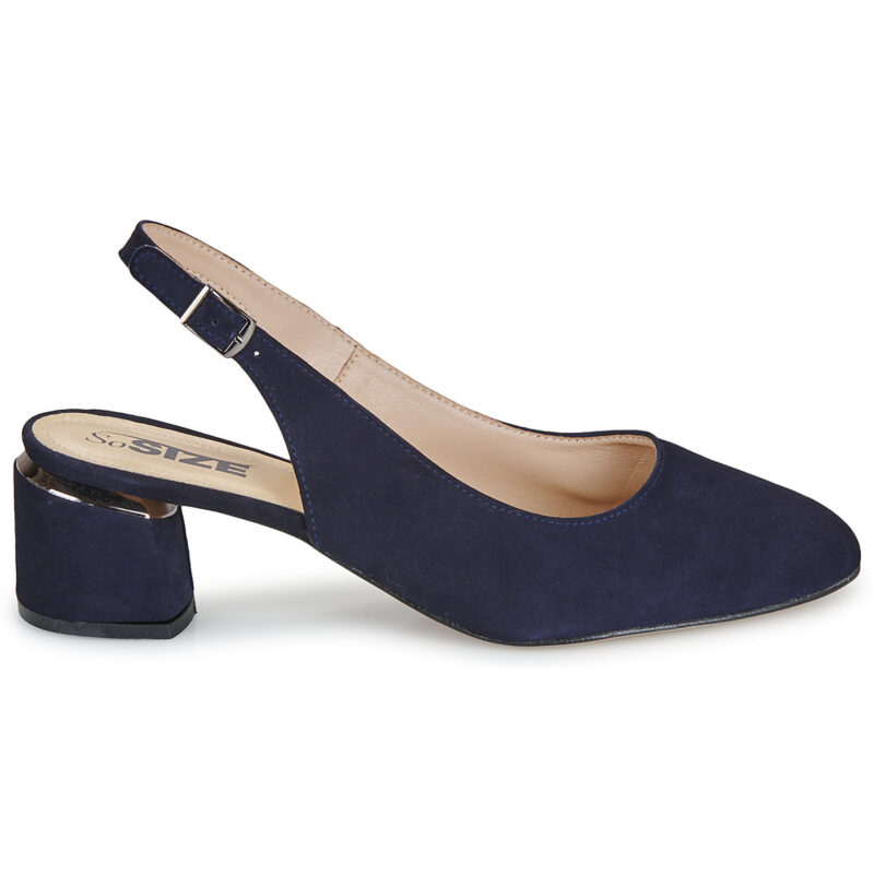 So Size  MABEL  Blu -  Décolleté Donna - 2