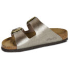 BIRKENSTOCK Arizona Big Buckle Birki-flor / Taupe / Stretto Beige Ciabatta Donna - 4