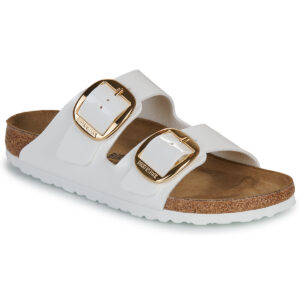 BIRKENSTOCK Arizona Big Buckle Patent / White / Oro / Stretto Bianco Ciabatta Donna