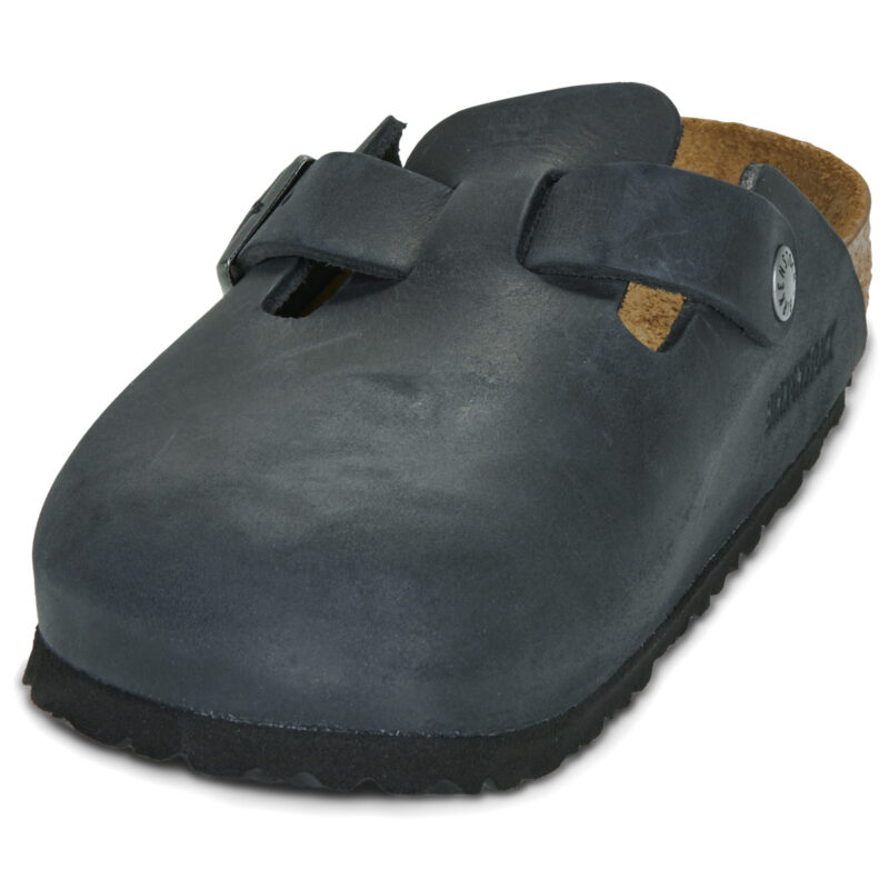 BIRKENSTOCK Boston Pelle / Huilé / Black / Stretto Nero Zoccoli Donna - 3