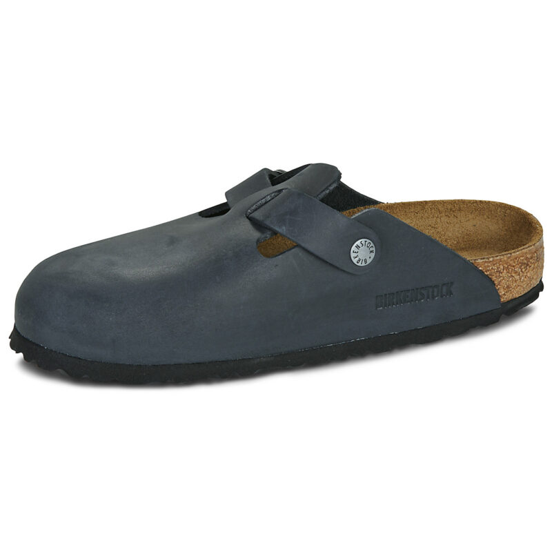 BIRKENSTOCK Boston Pelle / Huilé / Black / Stretto Nero Zoccoli Donna - 4