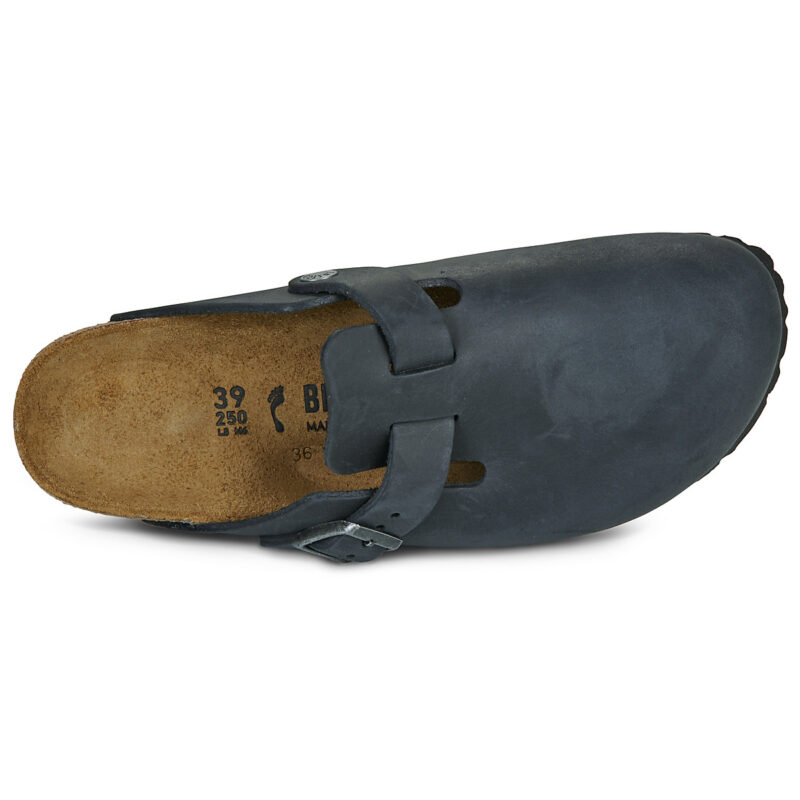 BIRKENSTOCK Boston Pelle / Huilé / Black / Stretto Nero Zoccoli Donna - 6