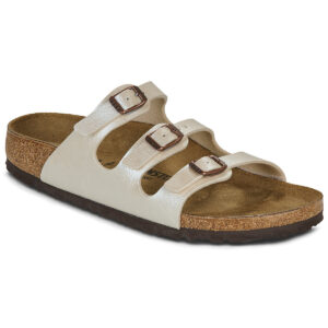 BIRKENSTOCK Florida Birko-flor / Perla / White / Stretto Bianco Ciabatta Donna