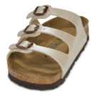 BIRKENSTOCK Florida Birko-flor / Perla / White / Stretto Bianco Ciabatta Donna - 3
