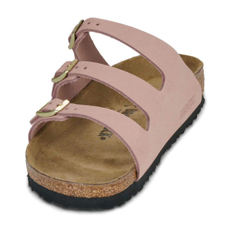 BIRKENSTOCK Florida Nubuck / Soft / Pink / Stretto Rosa Ciabatta Donna - 3