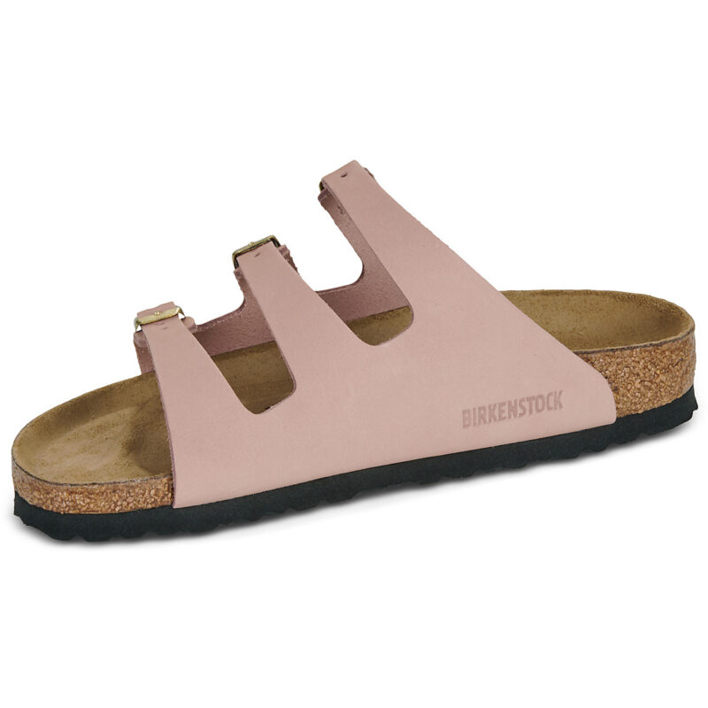 BIRKENSTOCK Florida Nubuck / Soft / Pink / Stretto Rosa Ciabatta Donna - 4