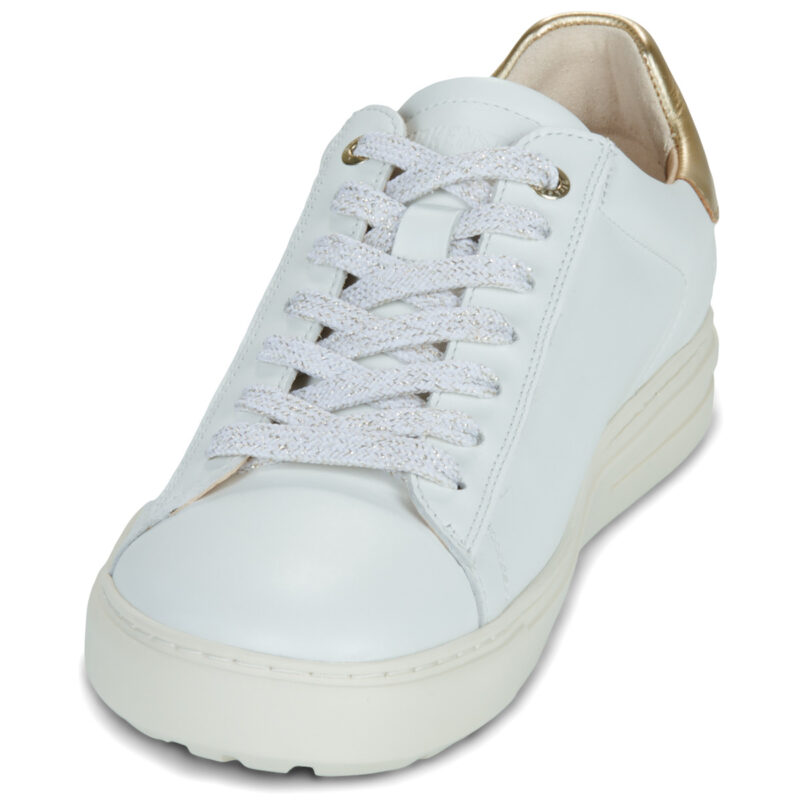 BIRKENSTOCK Bend Low Pelle / Naturel / White / Metallic / Rosa / Regular Bianco Sneakers basse Donna - 3