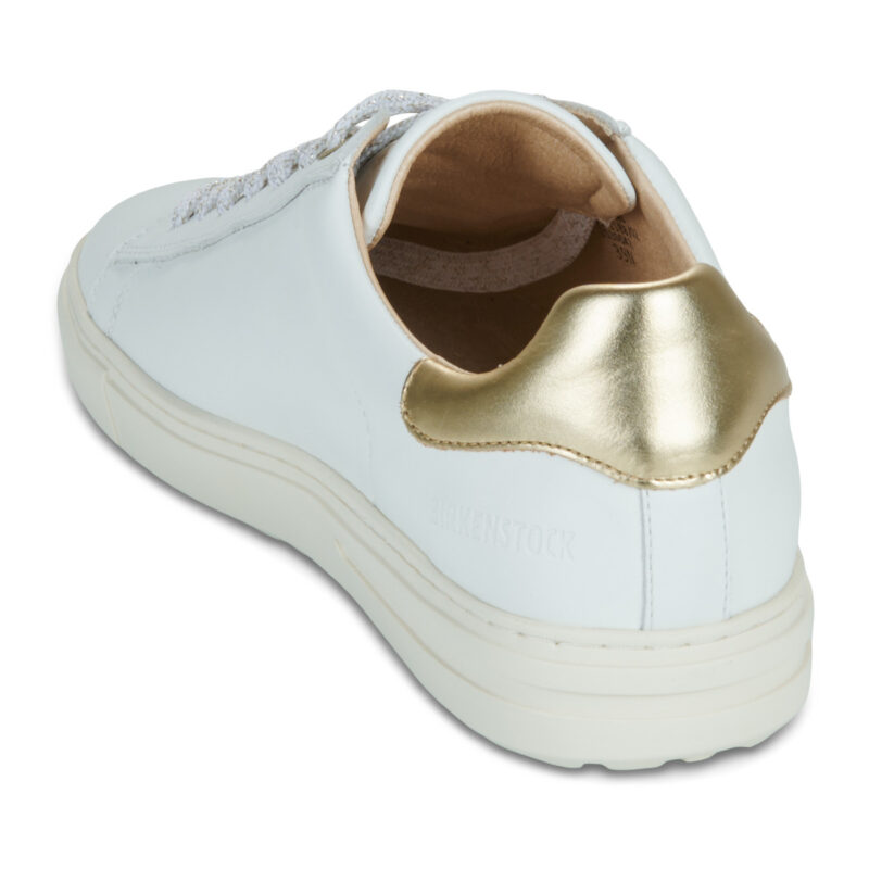 BIRKENSTOCK Bend Low Pelle / Naturel / White / Metallic / Rosa / Regular Bianco Sneakers basse Donna - 5