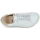 BIRKENSTOCK Bend Low Pelle / Naturel / White / Metallic / Rosa / Regular Bianco Sneakers basse Donna - 6