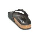 BIRKENSTOCK Madrid Big Buckle Huil&eacute;es / Cuir Chaussons noirs &eacute;troits pour femmes - Pointure 5