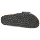 BIRKENSTOCK Madrid Big Buckle Huil&eacute;es / Cuir Chaussons noirs &eacute;troits pour femmes - Pointure 7