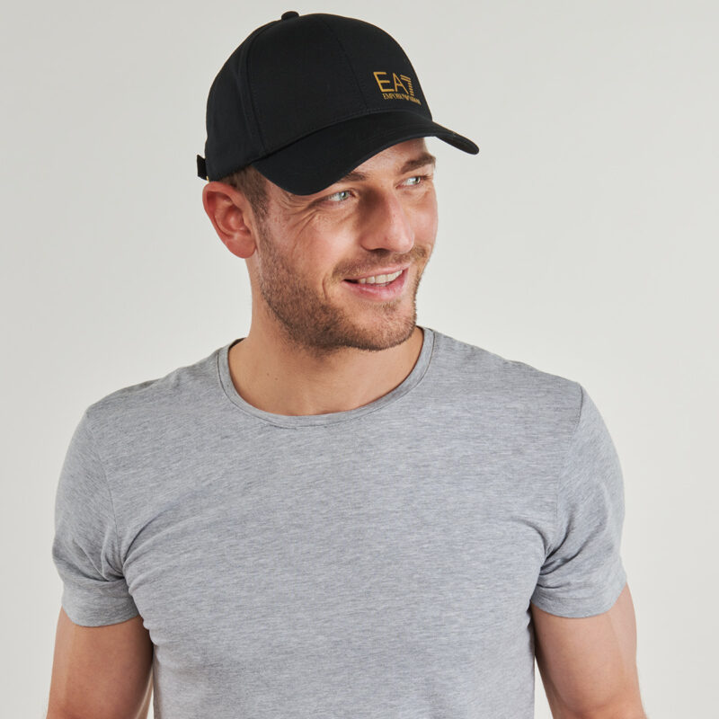 tapa Emporio Armani EA7 7X000005 Gorras negras para hombre - 4