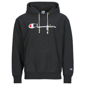 Felpa uomo Champion  HOODED SWEATSHIRT  Nero Champion 8054041795168
