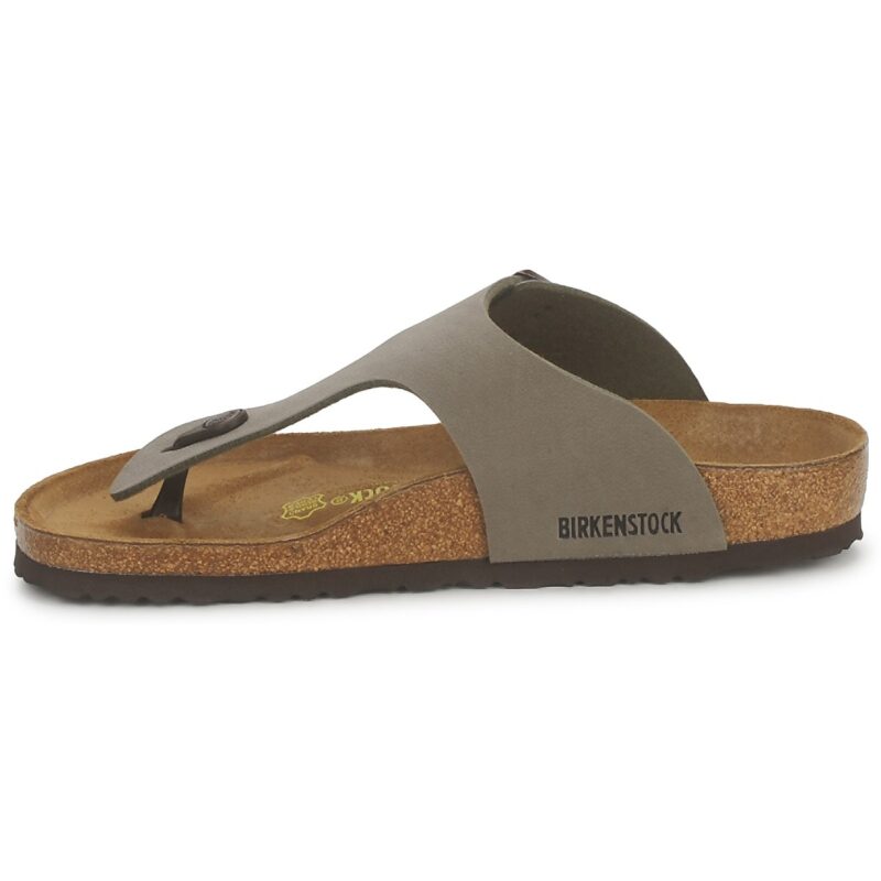 BIRKENSTOCK Ramses Birko-flor / Nubuck / Stone / Regular Grigio Infradito Uomo - 2