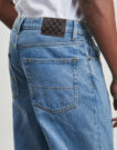 Jeans Flare Vans CHECK-5 LOOSE DENIM PANT Blu Jeans Flare Uomo - 5