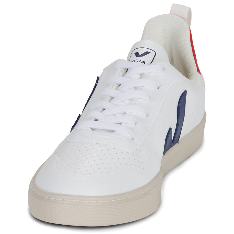 Veja Kleine wei&szlig;e V-10-Sneaker f&uuml;r Kinder - Gr&ouml;&szlig;e 3