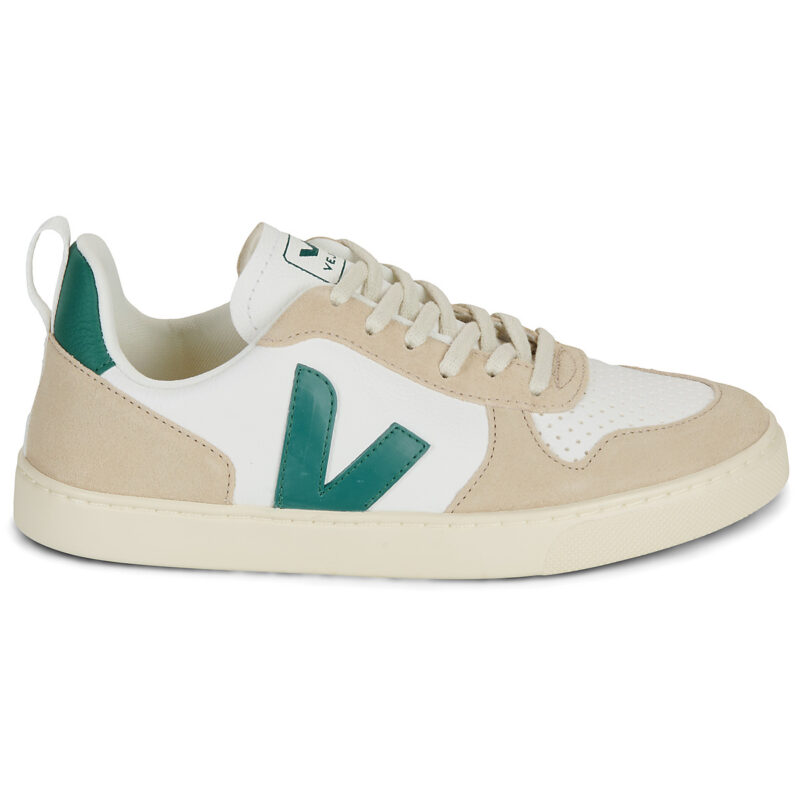 Veja Kleine wei&szlig;e V-10-Sneaker f&uuml;r Kinder - Gr&ouml;&szlig;e 2