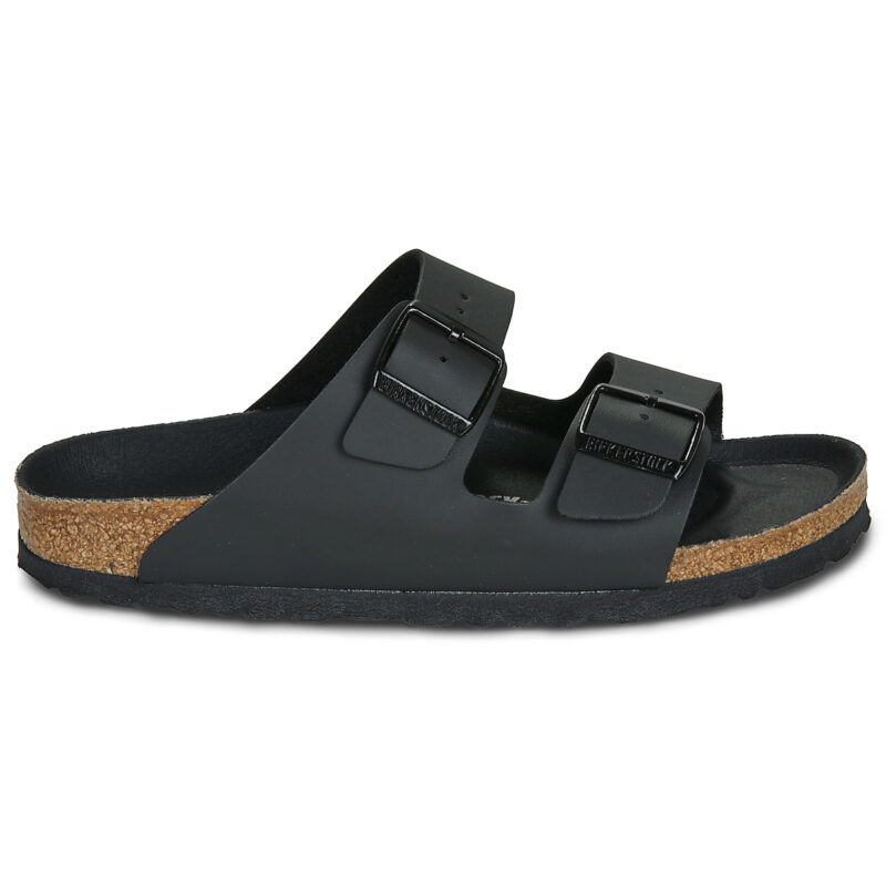 BIRKENSTOCK Arizona Birko-flor / Triples / Black / Stretto Nero Ciabatte Uomo - 2
