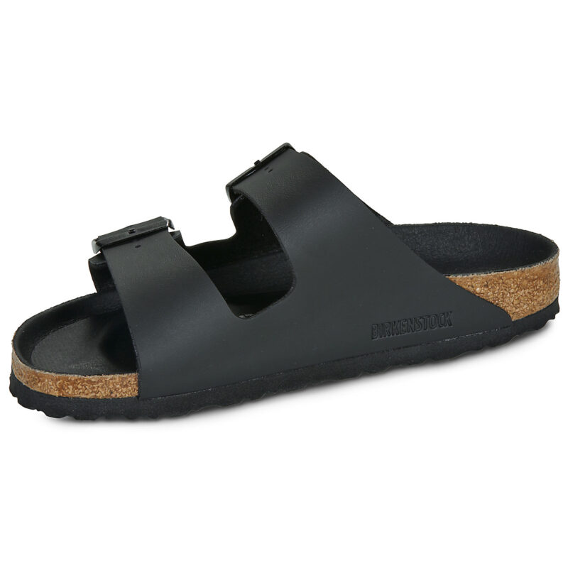 BIRKENSTOCK Arizona Birko-flor / Triples / Black / Stretto Nero Ciabatte Uomo - 4
