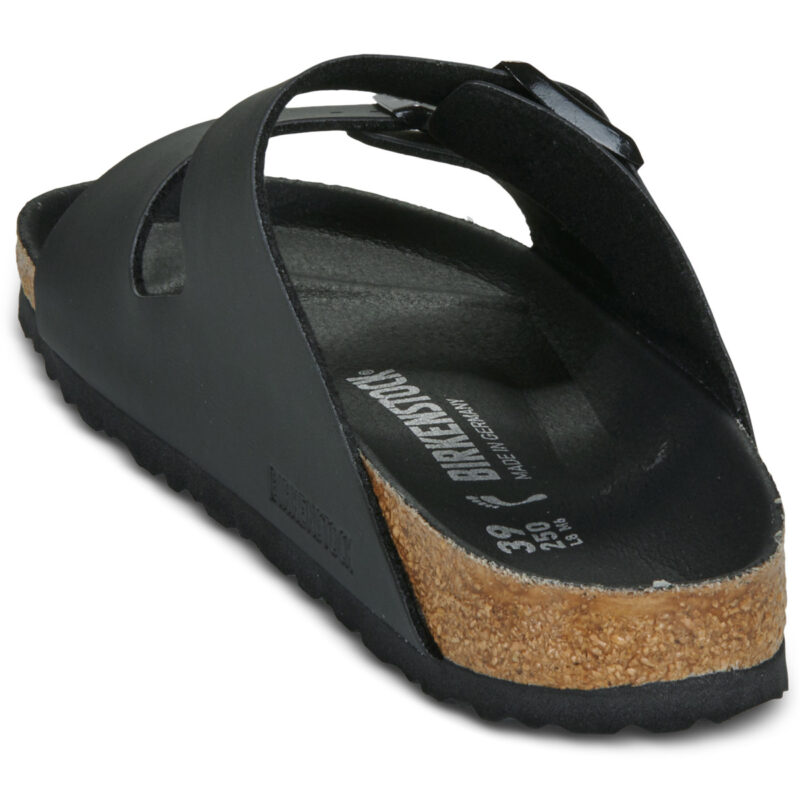 BIRKENSTOCK Arizona Birko-flor / Triples / Black / Stretto Nero Ciabatte Uomo - 5