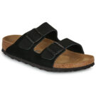BIRKENSTOCK Arizona Suede / Black / Stretto Nero Ciabatte Uomo - 1