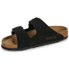 BIRKENSTOCK Arizona Suede / Black / Stretto Nero Ciabatte Uomo - 4
