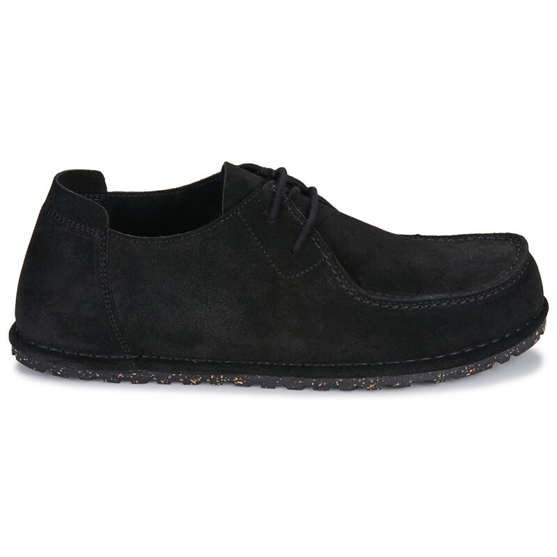 BIRKENSTOCK Utti Lace Suede / Black / Regular Nero Derby Uomo - 2