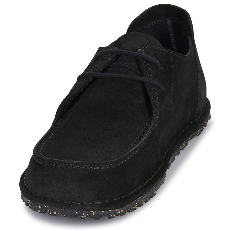 BIRKENSTOCK Utti Lace Suede / Black / Regular Nero Derby Uomo - 3