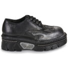 New Rock  M-1553-S1  Nero -  Derby Uomo - 2