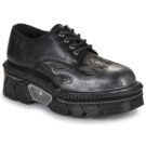 New Rock  M-1553-S1  Nero -  Derby Uomo - 1